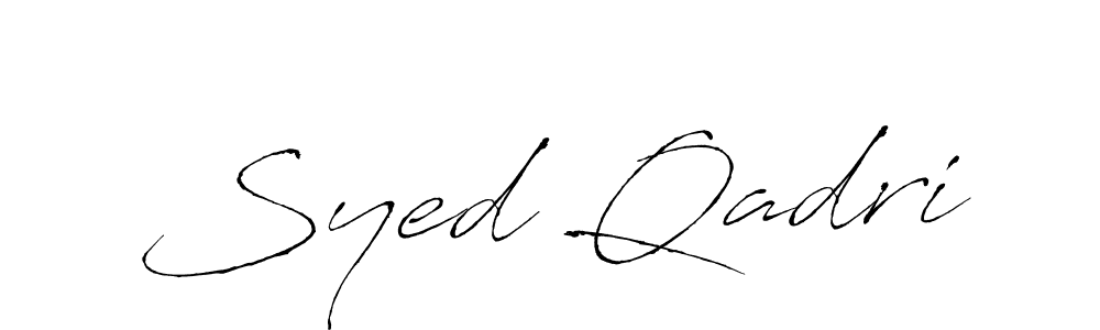 Make a beautiful signature design for name Syed Qadri. Use this online signature maker to create a handwritten signature for free. Syed Qadri signature style 6 images and pictures png