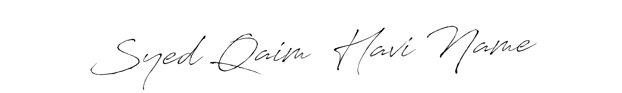 Check out images of Autograph of Syed Qaim  Havi Name name. Actor Syed Qaim  Havi Name Signature Style. Antro_Vectra is a professional sign style online. Syed Qaim  Havi Name signature style 6 images and pictures png