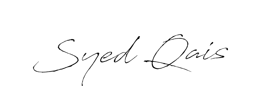 Make a beautiful signature design for name Syed Qais. With this signature (Antro_Vectra) style, you can create a handwritten signature for free. Syed Qais signature style 6 images and pictures png