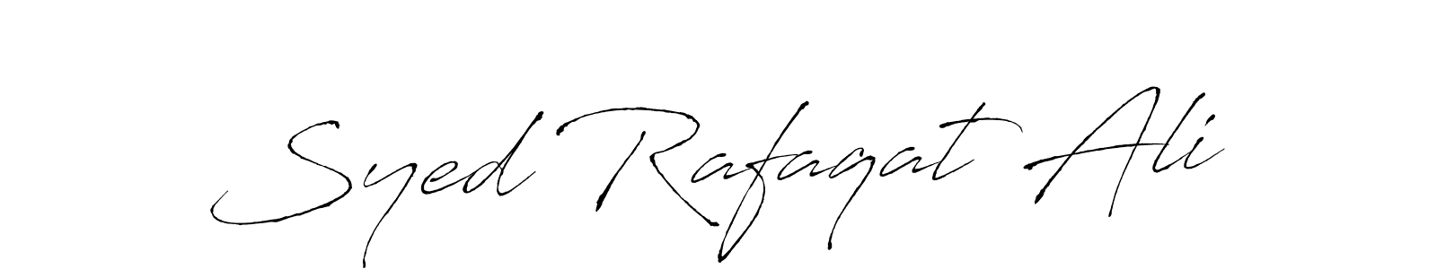 Make a beautiful signature design for name Syed Rafaqat Ali. Use this online signature maker to create a handwritten signature for free. Syed Rafaqat Ali signature style 6 images and pictures png