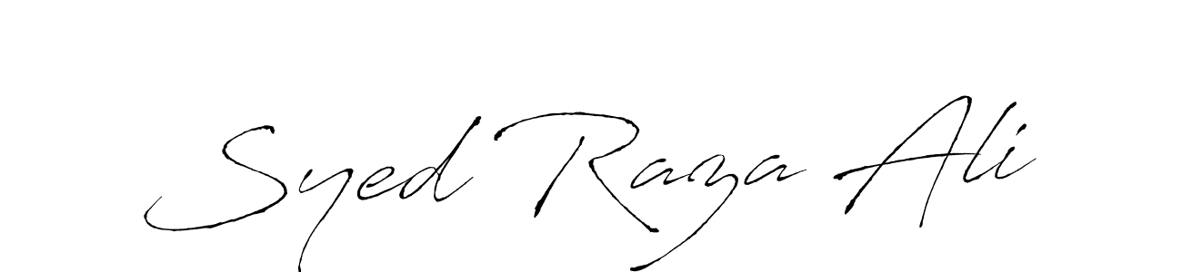 Also we have Syed Raza Ali name is the best signature style. Create professional handwritten signature collection using Antro_Vectra autograph style. Syed Raza Ali signature style 6 images and pictures png