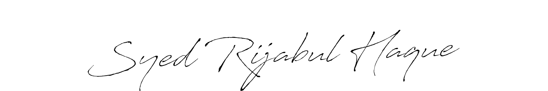 Use a signature maker to create a handwritten signature online. With this signature software, you can design (Antro_Vectra) your own signature for name Syed Rijabul Haque. Syed Rijabul Haque signature style 6 images and pictures png