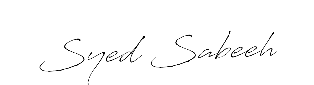 Antro_Vectra is a professional signature style that is perfect for those who want to add a touch of class to their signature. It is also a great choice for those who want to make their signature more unique. Get Syed Sabeeh name to fancy signature for free. Syed Sabeeh signature style 6 images and pictures png
