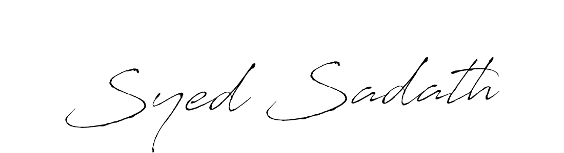 This is the best signature style for the Syed Sadath name. Also you like these signature font (Antro_Vectra). Mix name signature. Syed Sadath signature style 6 images and pictures png