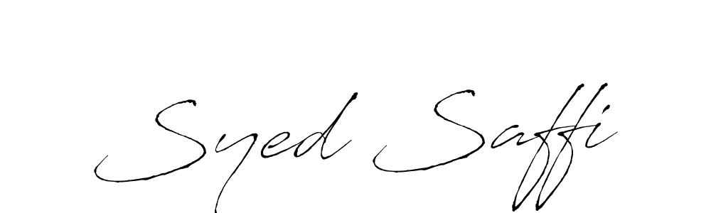 Syed Saffi stylish signature style. Best Handwritten Sign (Antro_Vectra) for my name. Handwritten Signature Collection Ideas for my name Syed Saffi. Syed Saffi signature style 6 images and pictures png