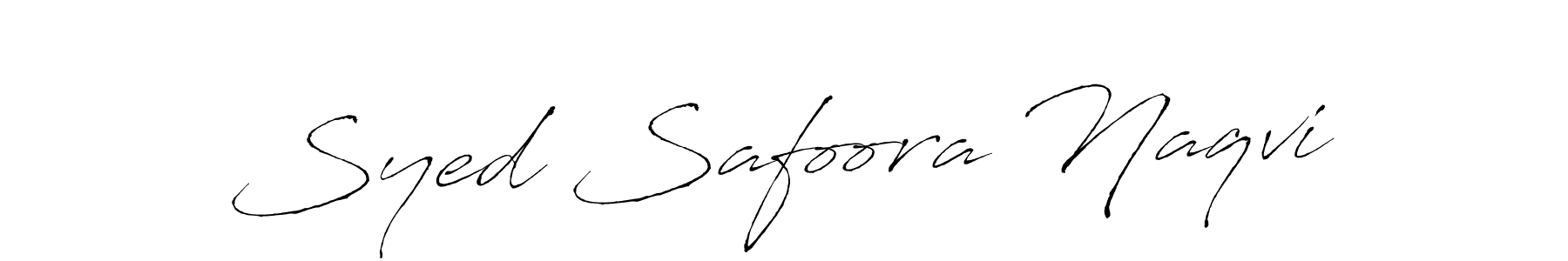 How to make Syed Safoora Naqvi signature? Antro_Vectra is a professional autograph style. Create handwritten signature for Syed Safoora Naqvi name. Syed Safoora Naqvi signature style 6 images and pictures png