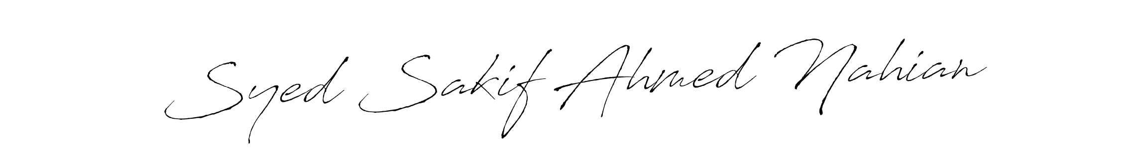 Once you've used our free online signature maker to create your best signature Antro_Vectra style, it's time to enjoy all of the benefits that Syed Sakif Ahmed Nahian name signing documents. Syed Sakif Ahmed Nahian signature style 6 images and pictures png