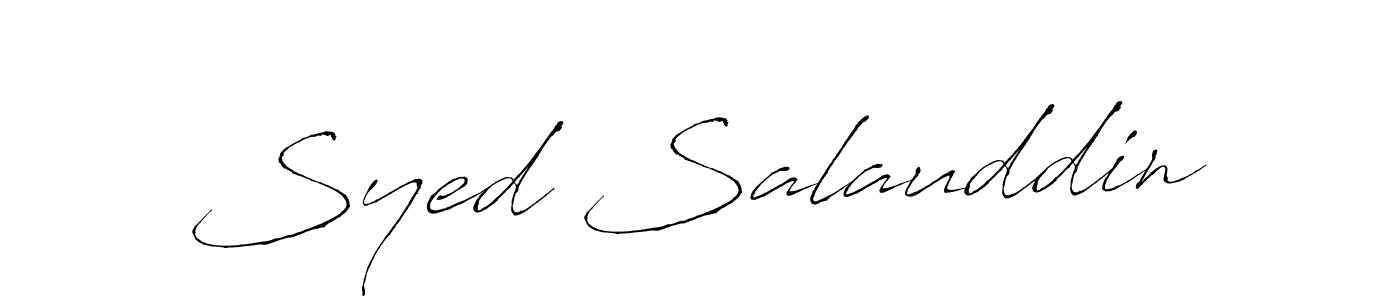 Use a signature maker to create a handwritten signature online. With this signature software, you can design (Antro_Vectra) your own signature for name Syed Salauddin. Syed Salauddin signature style 6 images and pictures png