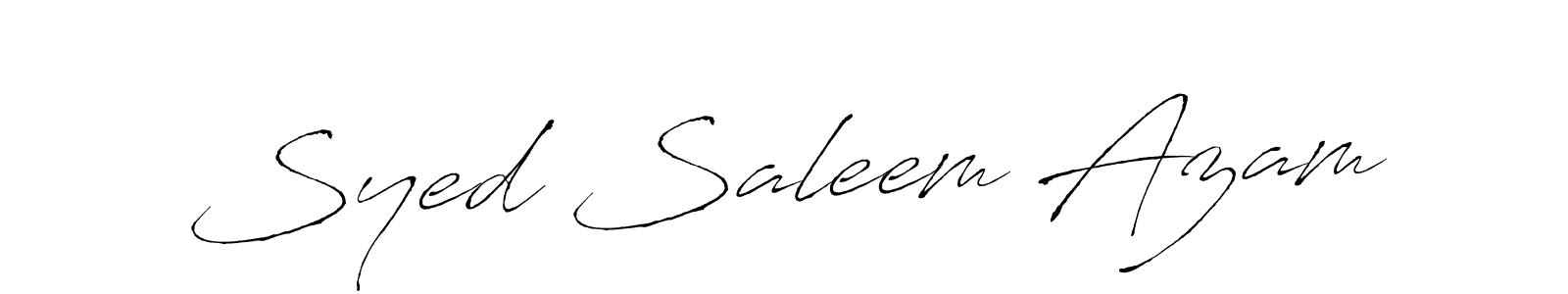 The best way (Antro_Vectra) to make a short signature is to pick only two or three words in your name. The name Syed Saleem Azam include a total of six letters. For converting this name. Syed Saleem Azam signature style 6 images and pictures png