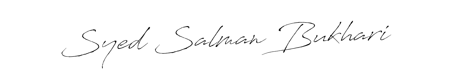 Make a beautiful signature design for name Syed Salman Bukhari. Use this online signature maker to create a handwritten signature for free. Syed Salman Bukhari signature style 6 images and pictures png