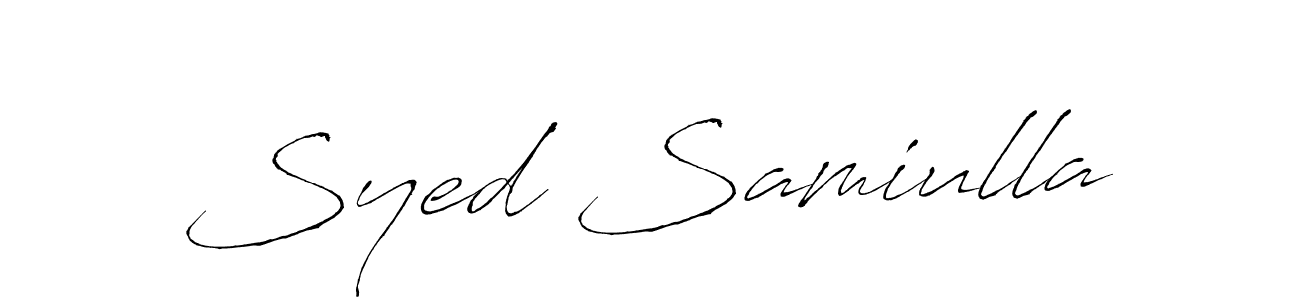 You should practise on your own different ways (Antro_Vectra) to write your name (Syed Samiulla) in signature. don't let someone else do it for you. Syed Samiulla signature style 6 images and pictures png