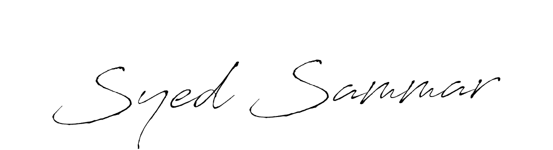 Make a beautiful signature design for name Syed Sammar. Use this online signature maker to create a handwritten signature for free. Syed Sammar signature style 6 images and pictures png