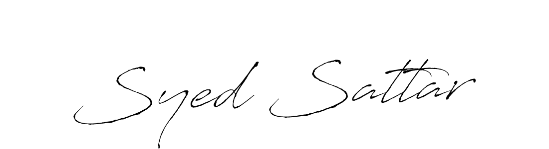 Create a beautiful signature design for name Syed Sattar. With this signature (Antro_Vectra) fonts, you can make a handwritten signature for free. Syed Sattar signature style 6 images and pictures png