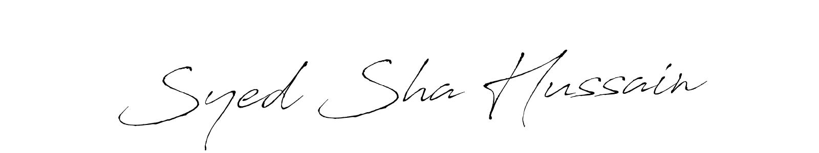 Also we have Syed Sha Hussain name is the best signature style. Create professional handwritten signature collection using Antro_Vectra autograph style. Syed Sha Hussain signature style 6 images and pictures png