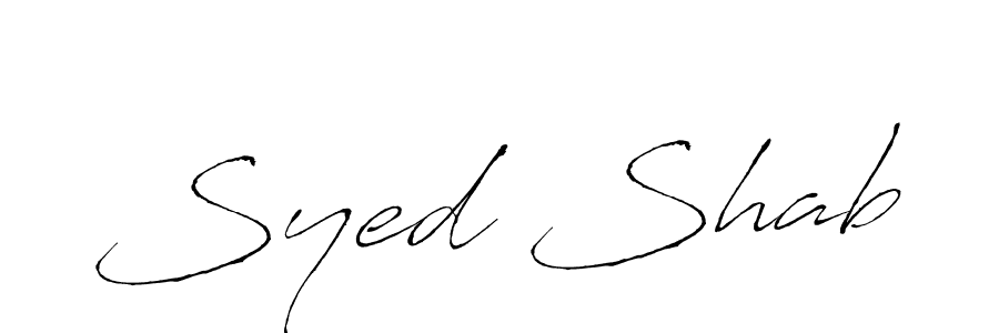 Use a signature maker to create a handwritten signature online. With this signature software, you can design (Antro_Vectra) your own signature for name Syed Shab;s. Syed Shab;s signature style 6 images and pictures png