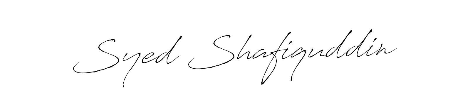 Create a beautiful signature design for name Syed Shafiquddin. With this signature (Antro_Vectra) fonts, you can make a handwritten signature for free. Syed Shafiquddin signature style 6 images and pictures png