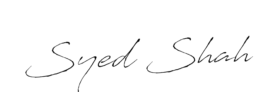 Syed Shah stylish signature style. Best Handwritten Sign (Antro_Vectra) for my name. Handwritten Signature Collection Ideas for my name Syed Shah. Syed Shah signature style 6 images and pictures png