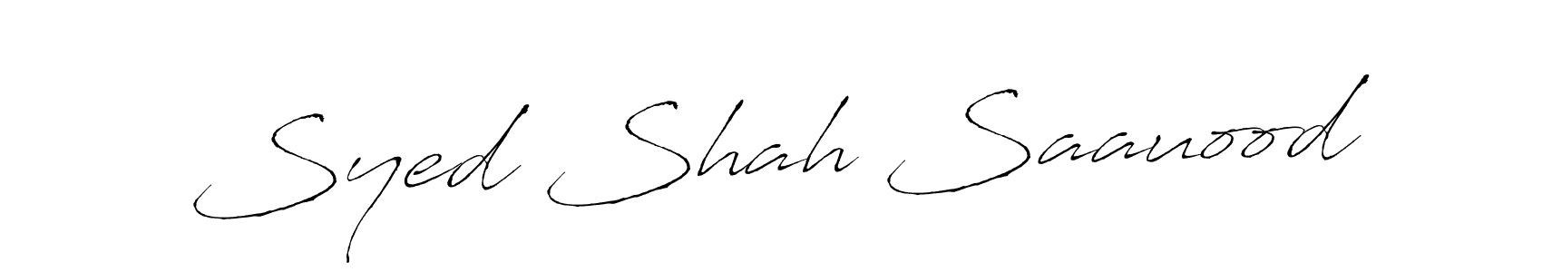 It looks lik you need a new signature style for name Syed Shah Saauood. Design unique handwritten (Antro_Vectra) signature with our free signature maker in just a few clicks. Syed Shah Saauood signature style 6 images and pictures png