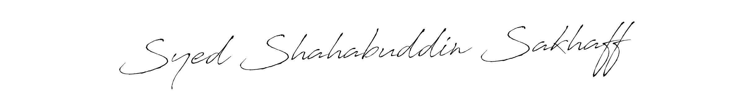 Antro_Vectra is a professional signature style that is perfect for those who want to add a touch of class to their signature. It is also a great choice for those who want to make their signature more unique. Get Syed Shahabuddin Sakhaff name to fancy signature for free. Syed Shahabuddin Sakhaff signature style 6 images and pictures png