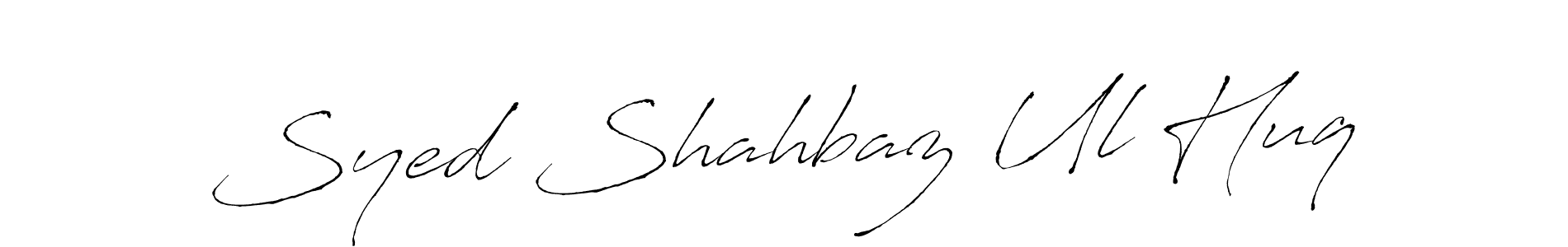 This is the best signature style for the Syed Shahbaz Ul Huq name. Also you like these signature font (Antro_Vectra). Mix name signature. Syed Shahbaz Ul Huq signature style 6 images and pictures png