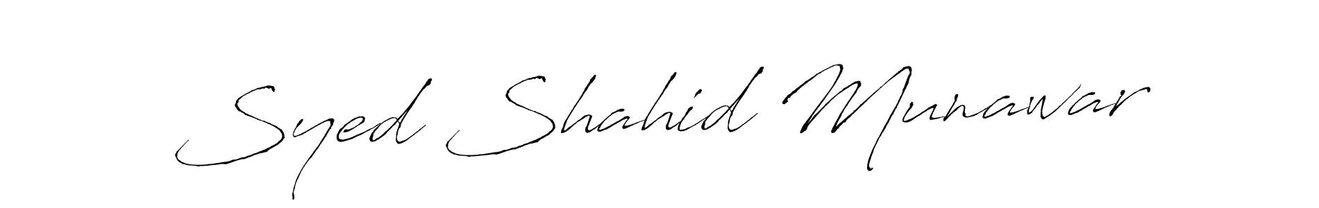 Similarly Antro_Vectra is the best handwritten signature design. Signature creator online .You can use it as an online autograph creator for name Syed Shahid Munawar. Syed Shahid Munawar signature style 6 images and pictures png