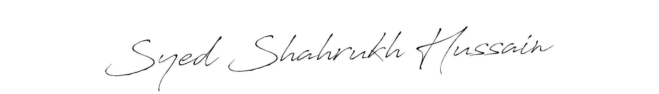 Also we have Syed Shahrukh Hussain name is the best signature style. Create professional handwritten signature collection using Antro_Vectra autograph style. Syed Shahrukh Hussain signature style 6 images and pictures png