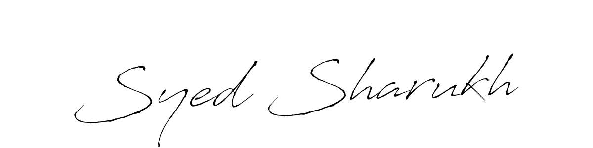 Make a beautiful signature design for name Syed Sharukh. Use this online signature maker to create a handwritten signature for free. Syed Sharukh signature style 6 images and pictures png