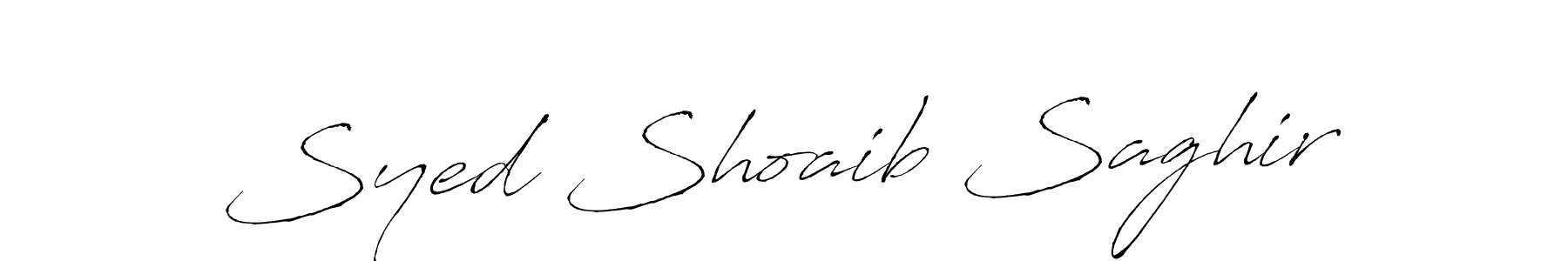 How to make Syed Shoaib Saghir signature? Antro_Vectra is a professional autograph style. Create handwritten signature for Syed Shoaib Saghir name. Syed Shoaib Saghir signature style 6 images and pictures png