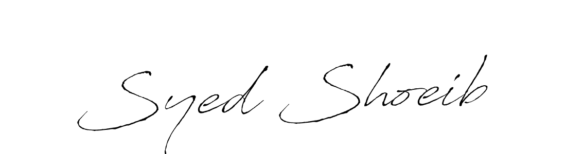 You should practise on your own different ways (Antro_Vectra) to write your name (Syed Shoeib) in signature. don't let someone else do it for you. Syed Shoeib signature style 6 images and pictures png