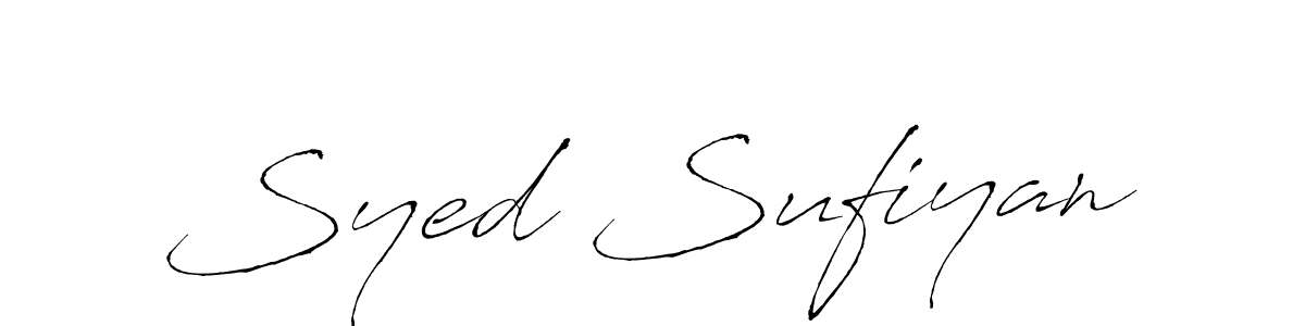 How to make Syed Sufiyan signature? Antro_Vectra is a professional autograph style. Create handwritten signature for Syed Sufiyan name. Syed Sufiyan signature style 6 images and pictures png