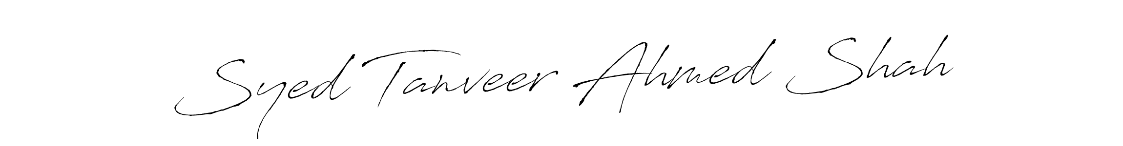 Also You can easily find your signature by using the search form. We will create Syed Tanveer Ahmed Shah name handwritten signature images for you free of cost using Antro_Vectra sign style. Syed Tanveer Ahmed Shah signature style 6 images and pictures png