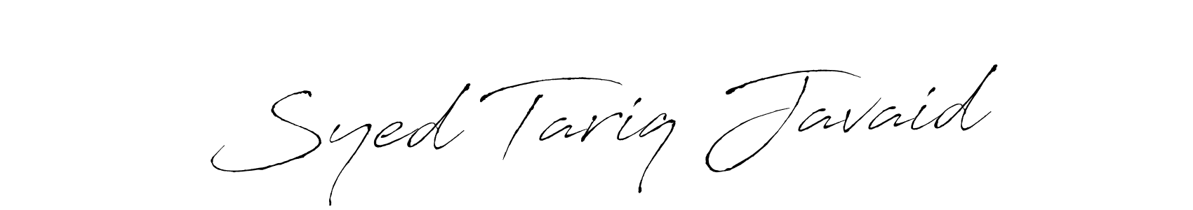 Antro_Vectra is a professional signature style that is perfect for those who want to add a touch of class to their signature. It is also a great choice for those who want to make their signature more unique. Get Syed Tariq Javaid name to fancy signature for free. Syed Tariq Javaid signature style 6 images and pictures png