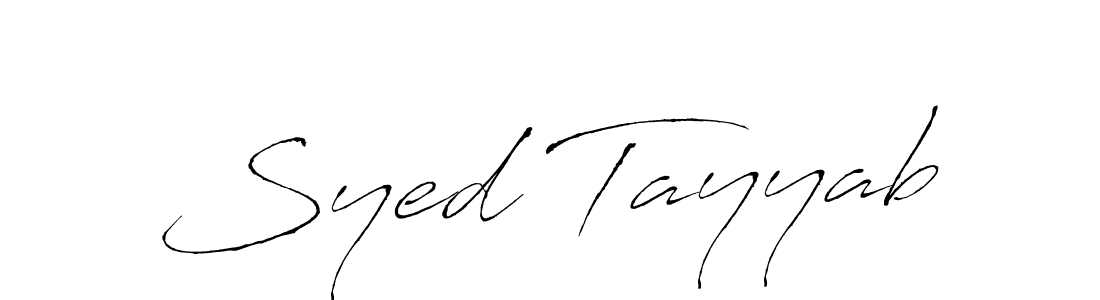 How to make Syed Tayyab signature? Antro_Vectra is a professional autograph style. Create handwritten signature for Syed Tayyab name. Syed Tayyab signature style 6 images and pictures png