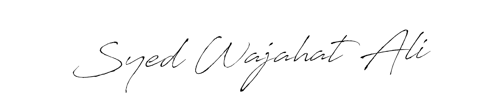 You should practise on your own different ways (Antro_Vectra) to write your name (Syed Wajahat Ali) in signature. don't let someone else do it for you. Syed Wajahat Ali signature style 6 images and pictures png