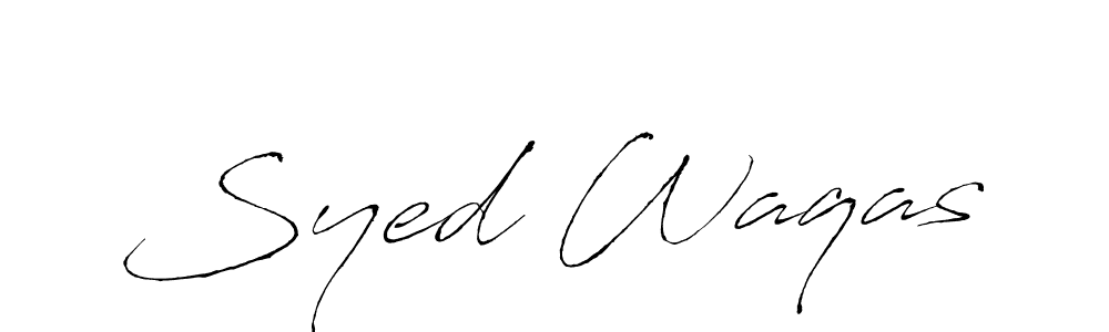 You should practise on your own different ways (Antro_Vectra) to write your name (Syed Waqas) in signature. don't let someone else do it for you. Syed Waqas signature style 6 images and pictures png