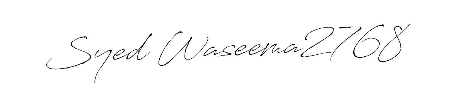 You should practise on your own different ways (Antro_Vectra) to write your name (Syed Waseema2768) in signature. don't let someone else do it for you. Syed Waseema2768 signature style 6 images and pictures png