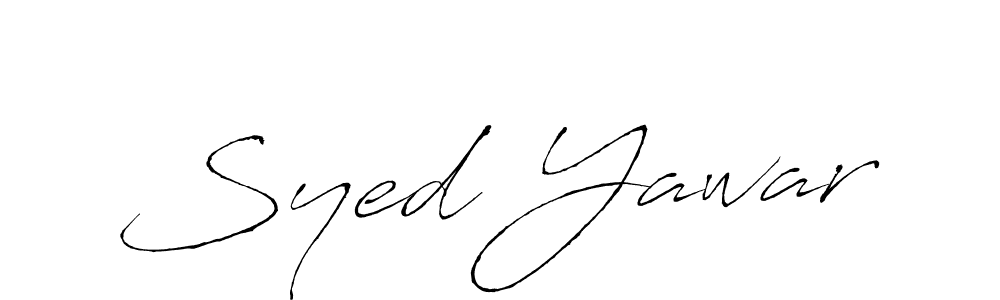 You should practise on your own different ways (Antro_Vectra) to write your name (Syed Yawar) in signature. don't let someone else do it for you. Syed Yawar signature style 6 images and pictures png