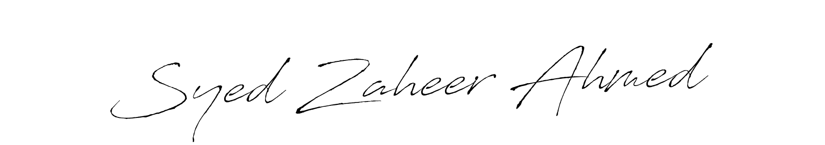 Also You can easily find your signature by using the search form. We will create Syed Zaheer Ahmed name handwritten signature images for you free of cost using Antro_Vectra sign style. Syed Zaheer Ahmed signature style 6 images and pictures png