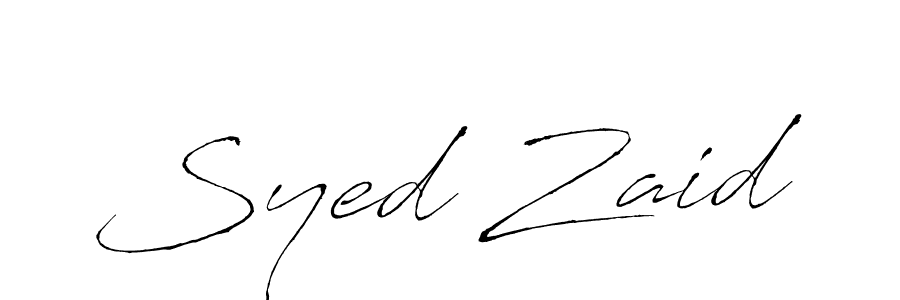 It looks lik you need a new signature style for name Syed Zaid. Design unique handwritten (Antro_Vectra) signature with our free signature maker in just a few clicks. Syed Zaid signature style 6 images and pictures png