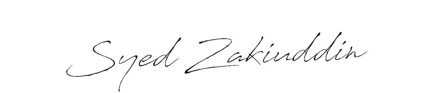 Use a signature maker to create a handwritten signature online. With this signature software, you can design (Antro_Vectra) your own signature for name Syed Zakiuddin. Syed Zakiuddin signature style 6 images and pictures png