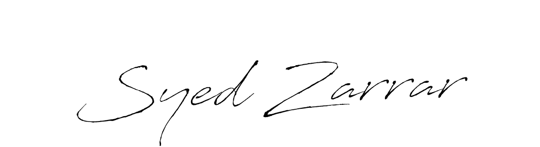 Make a beautiful signature design for name Syed Zarrar. Use this online signature maker to create a handwritten signature for free. Syed Zarrar signature style 6 images and pictures png