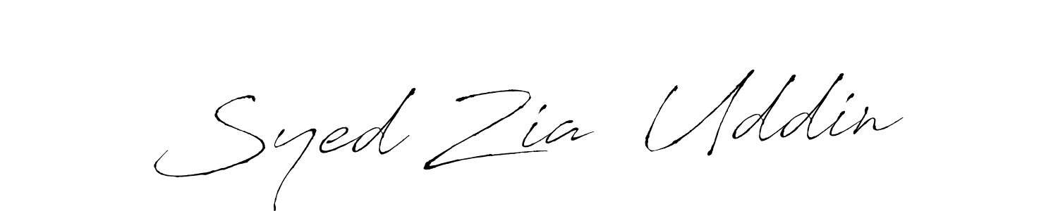 Make a beautiful signature design for name Syed Zia  Uddin. Use this online signature maker to create a handwritten signature for free. Syed Zia  Uddin signature style 6 images and pictures png