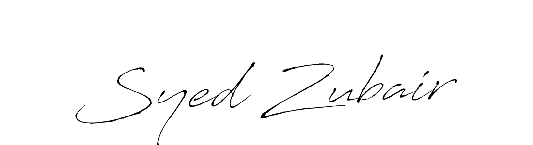 Syed Zubair stylish signature style. Best Handwritten Sign (Antro_Vectra) for my name. Handwritten Signature Collection Ideas for my name Syed Zubair. Syed Zubair signature style 6 images and pictures png