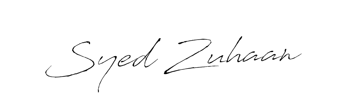 Also You can easily find your signature by using the search form. We will create Syed Zuhaan name handwritten signature images for you free of cost using Antro_Vectra sign style. Syed Zuhaan signature style 6 images and pictures png