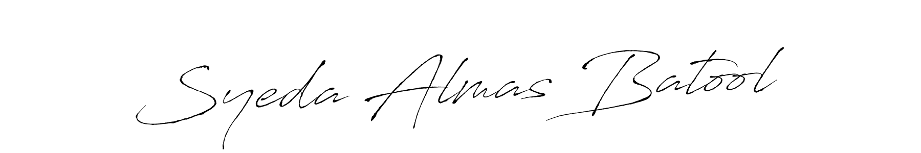 Also we have Syeda Almas Batool name is the best signature style. Create professional handwritten signature collection using Antro_Vectra autograph style. Syeda Almas Batool signature style 6 images and pictures png