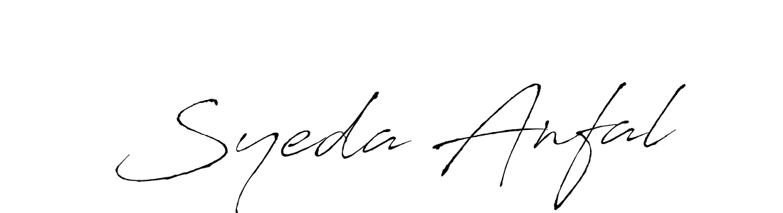 Once you've used our free online signature maker to create your best signature Antro_Vectra style, it's time to enjoy all of the benefits that Syeda Anfal name signing documents. Syeda Anfal signature style 6 images and pictures png