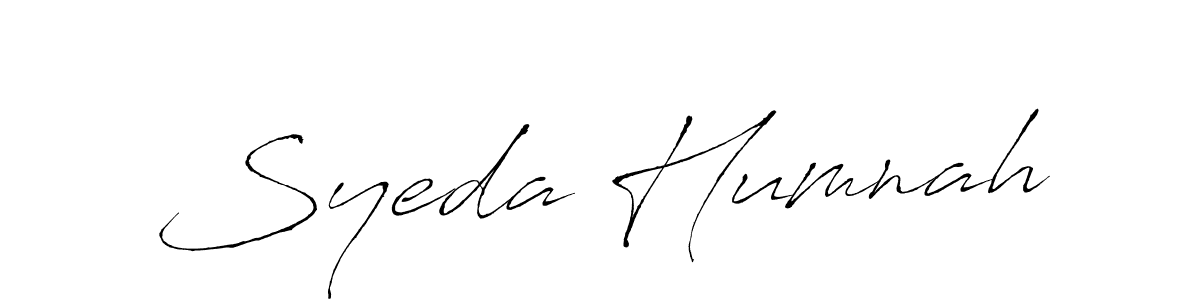 Once you've used our free online signature maker to create your best signature Antro_Vectra style, it's time to enjoy all of the benefits that Syeda Humnah name signing documents. Syeda Humnah signature style 6 images and pictures png
