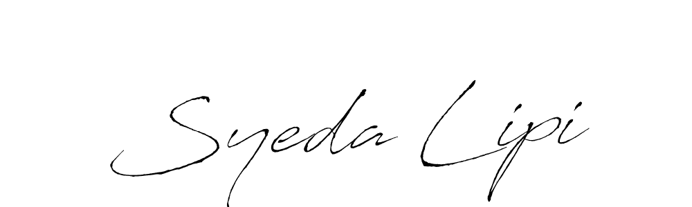 Create a beautiful signature design for name Syeda Lipi. With this signature (Antro_Vectra) fonts, you can make a handwritten signature for free. Syeda Lipi signature style 6 images and pictures png