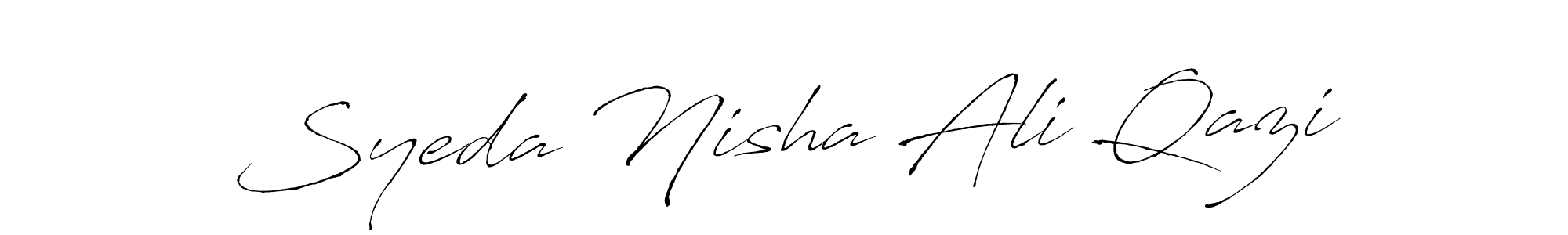 This is the best signature style for the Syeda Nisha Ali Qazi name. Also you like these signature font (Antro_Vectra). Mix name signature. Syeda Nisha Ali Qazi signature style 6 images and pictures png