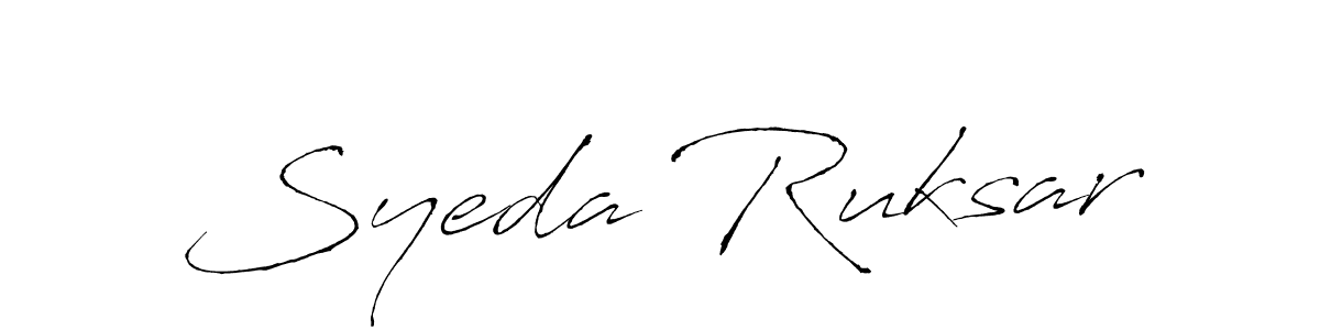 See photos of Syeda Ruksar official signature by Spectra . Check more albums & portfolios. Read reviews & check more about Antro_Vectra font. Syeda Ruksar signature style 6 images and pictures png